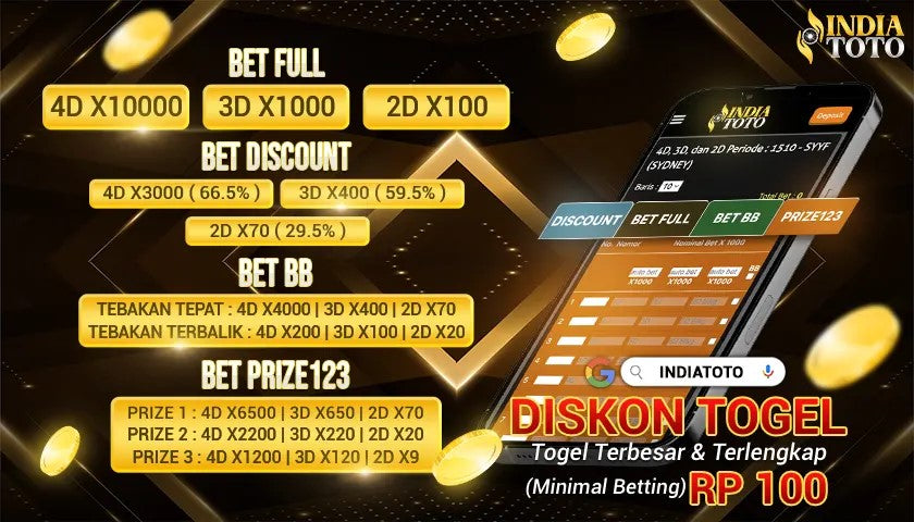 Indiatoto >> Link Login dan Link Daftar Termudah Gabung Sekarang Juga